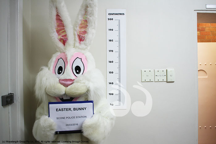 Easter Bunny Arrested Au Au 8460