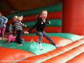 Elsie Kennedy jumping on the jumping castle at the Horse Festival finale. Photograph: Mandy Kennedy.