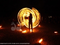 Fire twirling at the Horse Festival finale. Photograph by Mandy Kennedy.