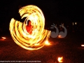 Fire twirling at the Horse Festival finale. Photograph by Mandy Kennedy.