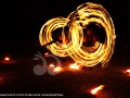 Fire twirling at the Horse Festival Finale at Glenbawn Dam. Photographer: Mandy Kennedy.