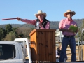 Auctioneer Zac Ede running the sale at White Park.