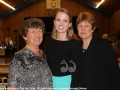 Val Talbot, proud grandmother, Dr Lauren Goodde guest speaker and Laurece Goodde mother of Lauren at the antiques show.