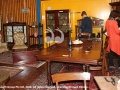 Furniture on display at the Scone High School antique show.