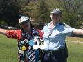 Sparkles the Clown with Constable Sheree Gray at the Family Fun Day.