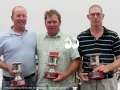 Match Play Champions: A grade winner Clayton Rogers, B grade winner Brad Hockley and C grade winner Kevin Thompson.