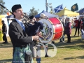 A proud Scottish moustache from a member of the Blacktown Pipe Band