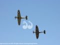 The Hawker Hurricane and the Spitfire wow the crowd.