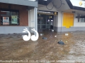 Flooding in Kelly Street during yesterday's storm.