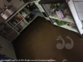Asser House kitchen flooded with water