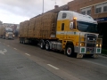 Trucks heading out of Scone on their way to the fire ground.