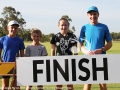 The Top Four: Hunter Ryan placed fourth, Harry Warner placed third, Kate Lloyd was the winner and her dad Shane Lloyd placed second.