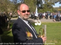 Bugler Jason Buckley played the last post at the Gundy ANZAC Day service.