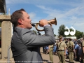 Chris Lavis played the last post at both ANZAC Day services in Scone.