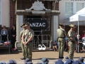 The catafalque party at the Scone ANZAC Day service.
