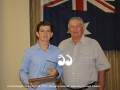 Ean Tickle was awarded Young Citizen of the Year by Errol Bates.