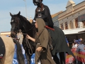 Vader on horseback with Arrowfield Stud.