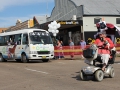 Jenny Bell took the lead with the Strathearn entry, on her beautifully decorated scooter.