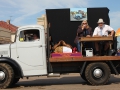 Terry Cone's restored 1950 Morris Commercial which served as a mail truck and school bus between Belltrees and Woolooma/Stewart's Brook in the early 1950's.