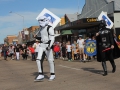 A storm trooper and Darth Vader marched for the Scone Neighbourhood Resource Centre.