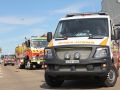 The Ambulance were in the parade and also on hand to care for the community.