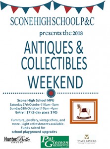 Scone Antiques and Collectables Weekend @ Scone High School - Multi-Purpose Centre | Scone | New South Wales | Australia